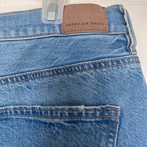American Eagle 90s low rise y2k straight jeans in light wash size 16/33- NWT - Picture 12 of 12